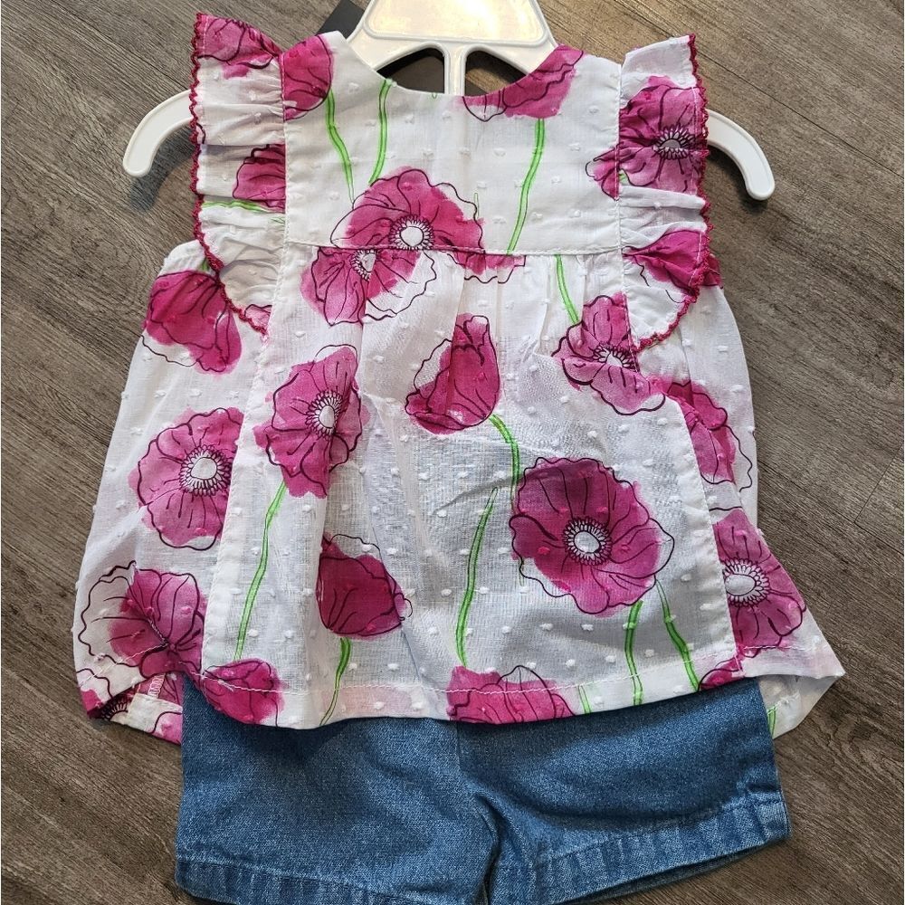 Picapino baby dress 2 piece set 18 M